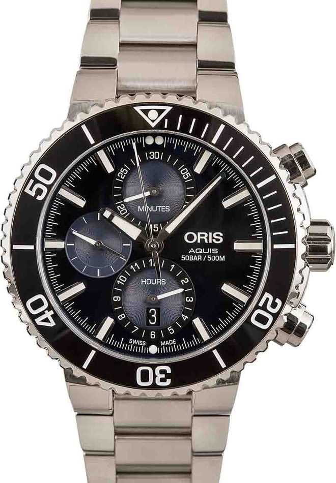 Buy Oris Aquis 01 774 7743 4155 07 8 24 05PEB Bob s Watches