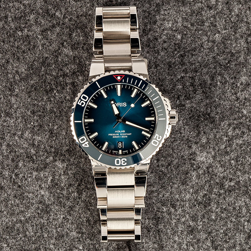 Oris Aquis Clean Ocean Limited Edition Blue Dial