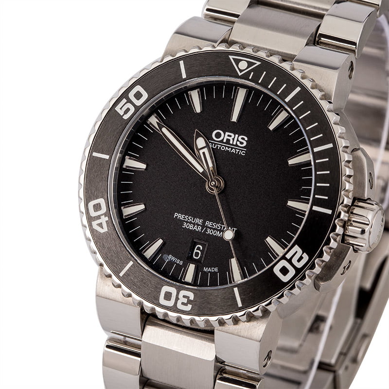 Oris Aquis Date 43MM Stainless Steel Watch