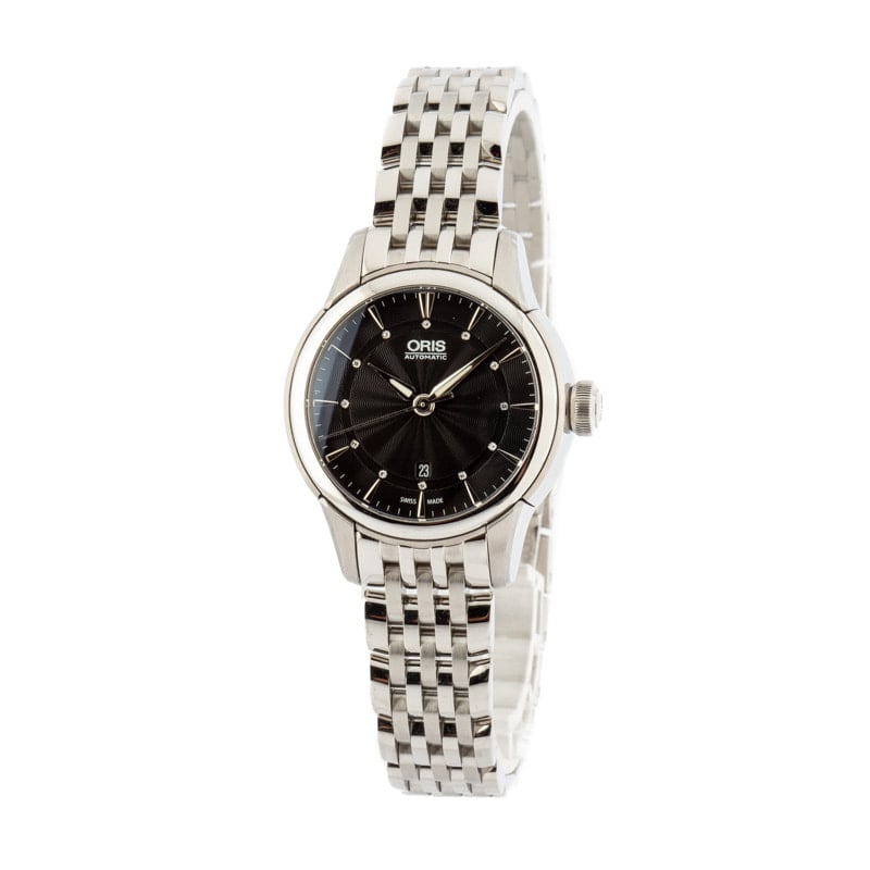 Oris Artelier Pointer Date Diamonds Stainless Steel