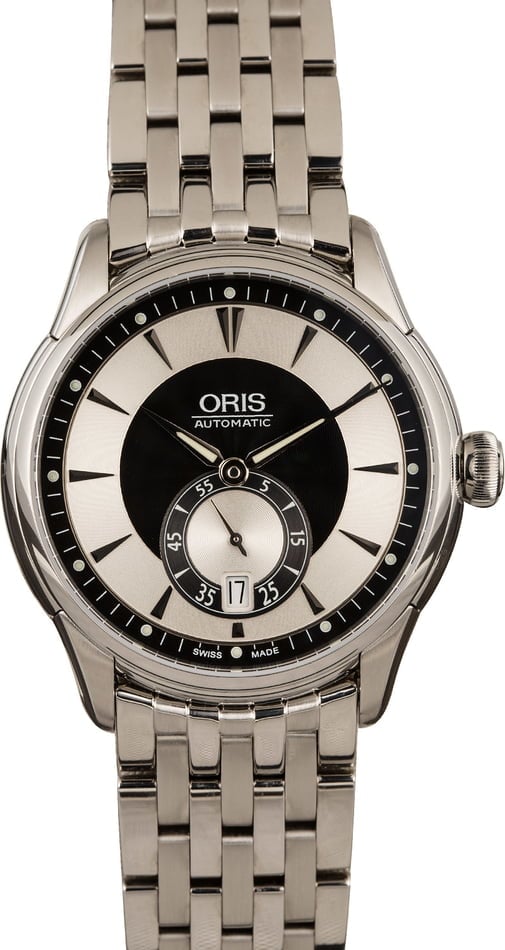 Buy Used Oris Artelier Small Second 01 623 7582 4054 MB Bob s