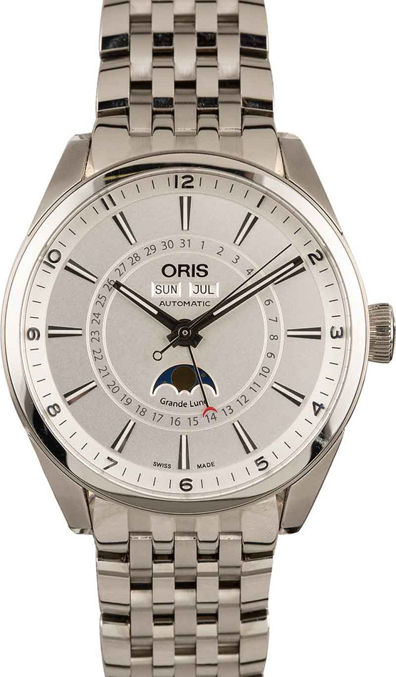 Oris artix complication outlet moonphase