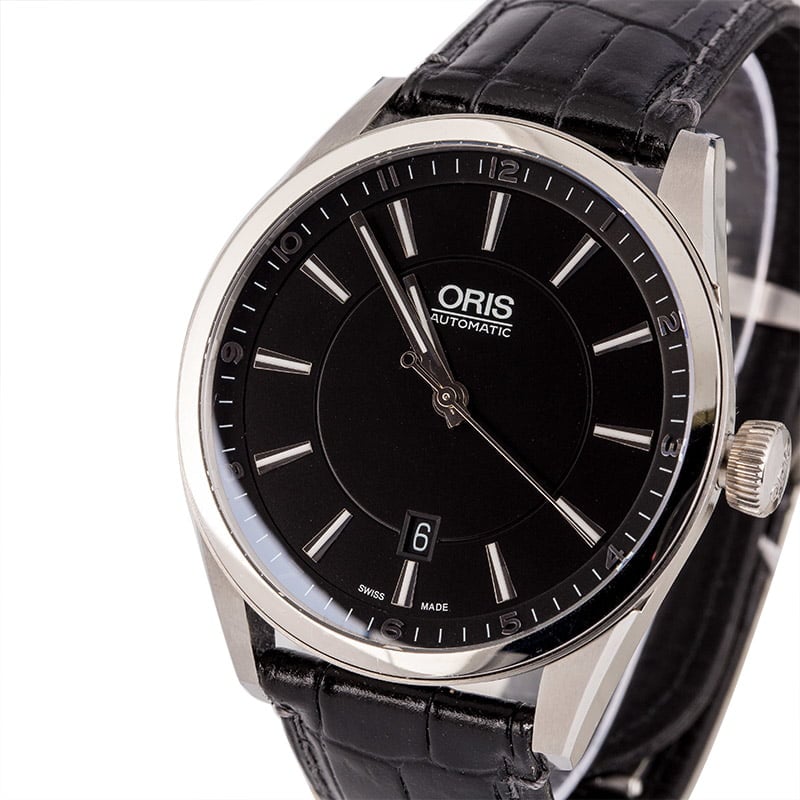 Oris Artix Date Black Dial