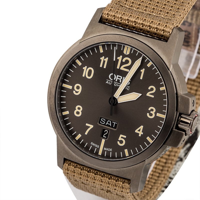 Oris BC3 Advanced Gray Arabic Dial