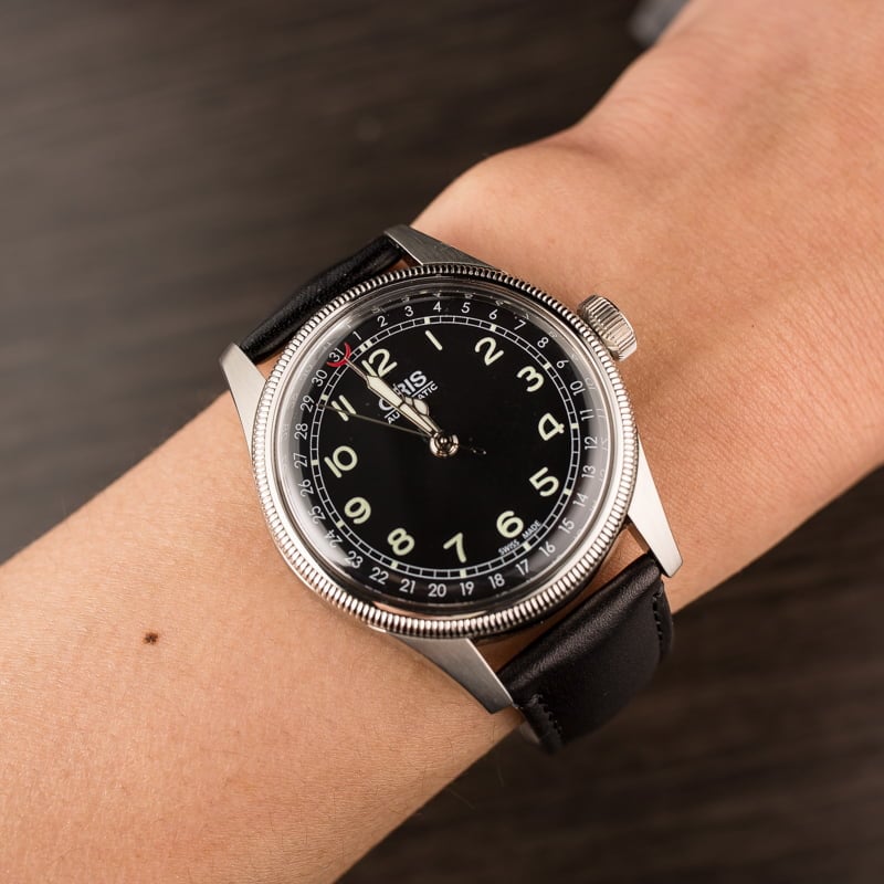 Oris Big Crown Pointer Date Black Arabic Dial