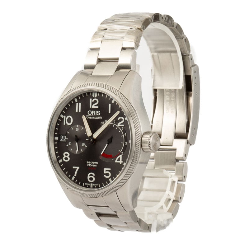 Oris Big Crown ProPilot Stainless Steel Anthracite Dial