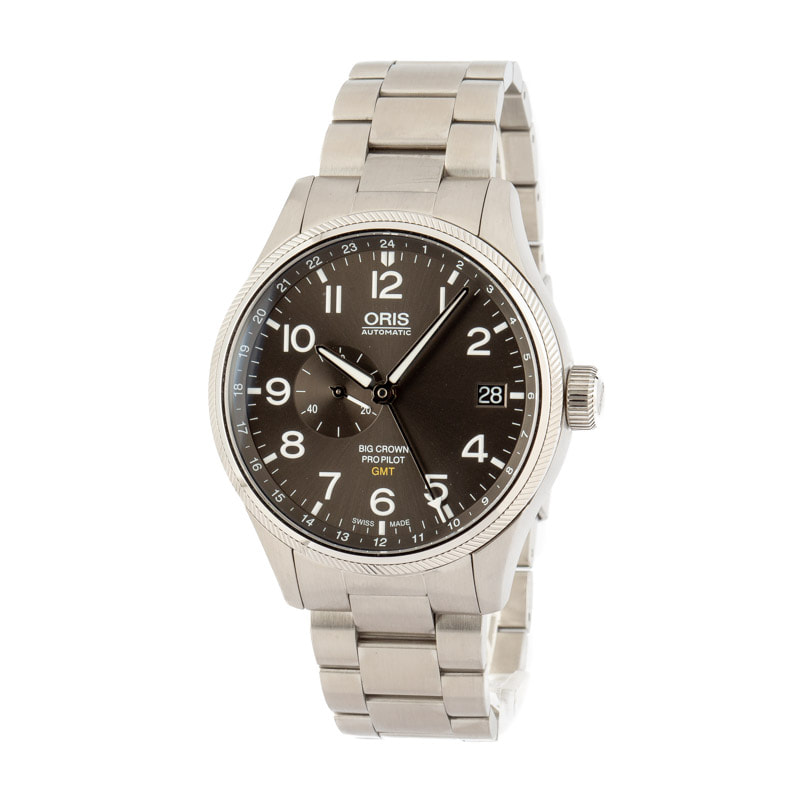 Oris Big Crown Pro Pilot GMT, Small Second Stainless Steel