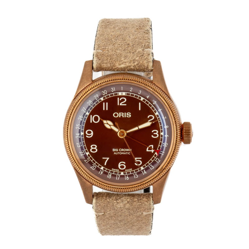 Oris Big Crown Bronze Pointer Date Brown Dial