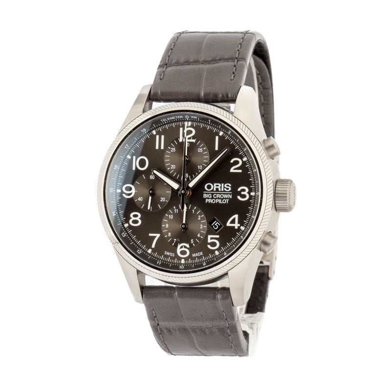 Oris Big Crown ProPilot Chronograph Stainless Steel on Leather Strap