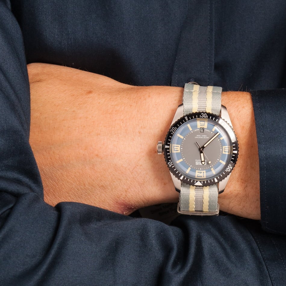 Mens Oris Diver Sixty-Five Blue Dial