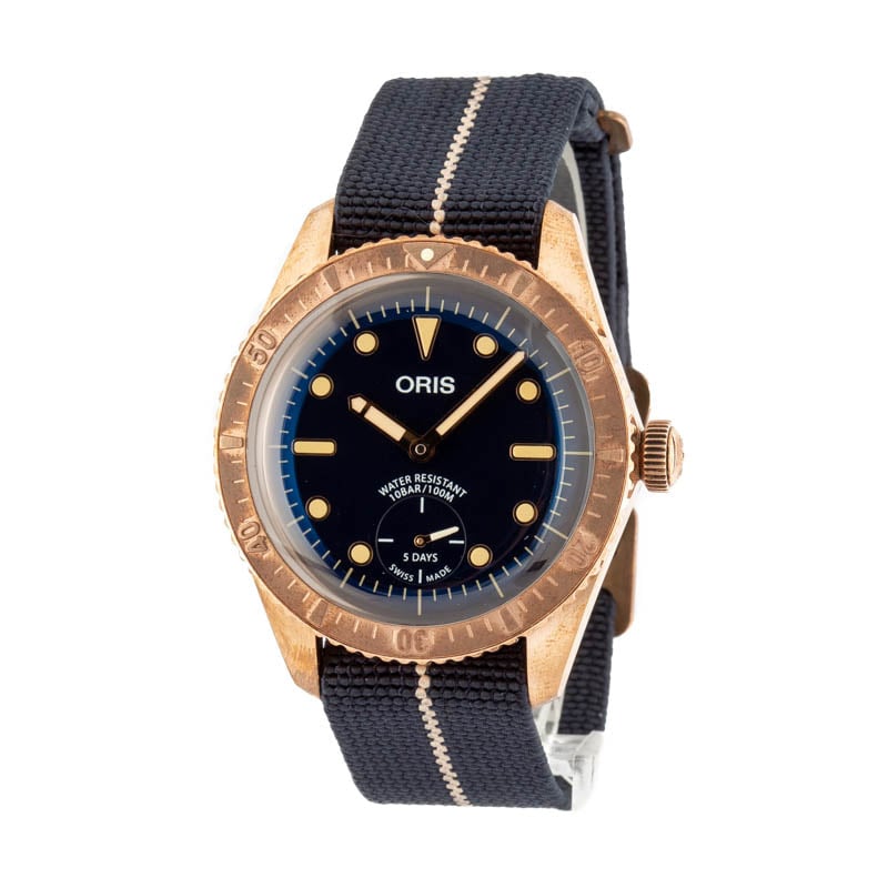 Oris Divers Carl Brashear Calibre 401 Limited Edition Bronze