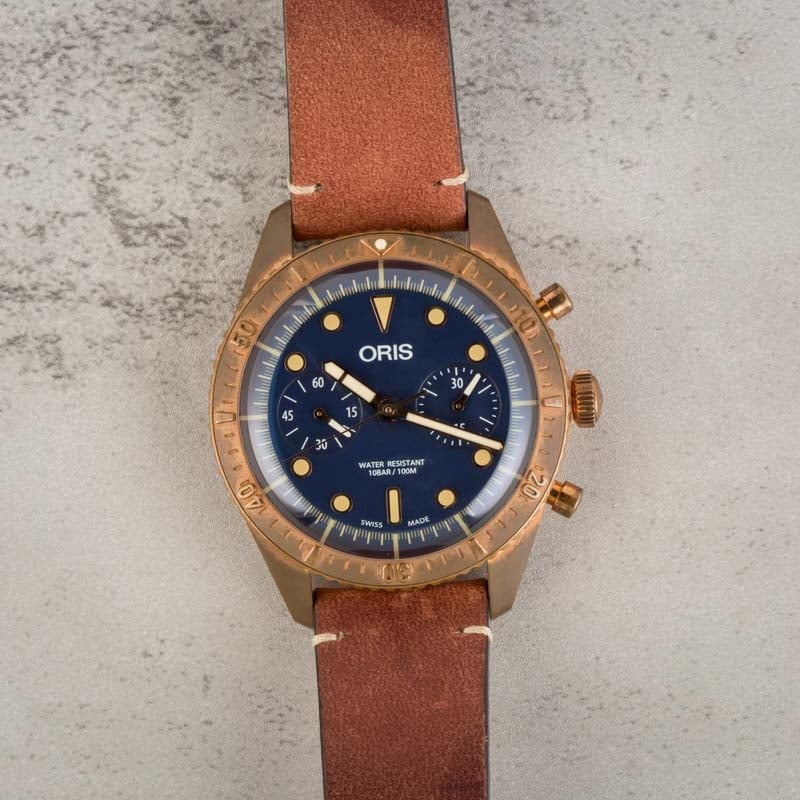 Oris Divers Carl Brashear Chronograph Limited Edition Bronze