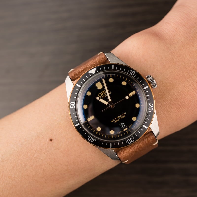 Oris Divers Sixty-Five Steel & Bronze