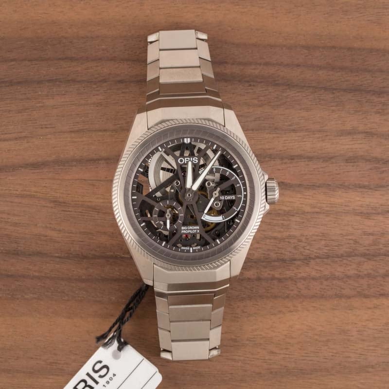 Oris skeleton watch price hot sale