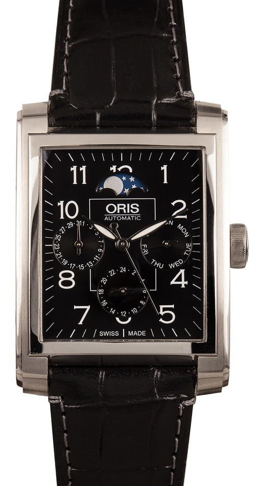 Buy Used Oris Rectangular Complication 01 582 7658 4034 07 5 23