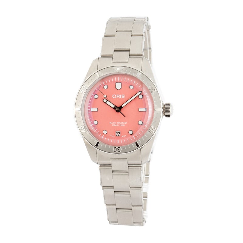 Oris Divers Sixty Five Cotton Candy Pink Dial