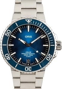 Oris Aquis Date Calibre 400 Blue Dial