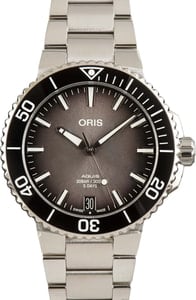 Mens Oris Aquis Stainless Steel