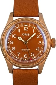 Oris Big Crown Bronze Brown Pointer Date Dial