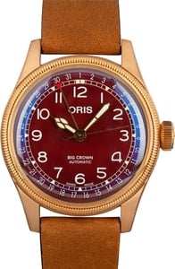 Oris Big Crown Bronze Pointer Date Bronze on Leather Strap