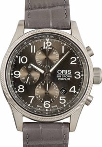 Oris Big Crown ProPilot Chronograph Stainless Steel on Leather Strap