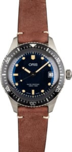 Oris Diver Sixty Five Leather Strap