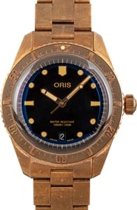 Oris Divers Sixty Five Date Black Dial