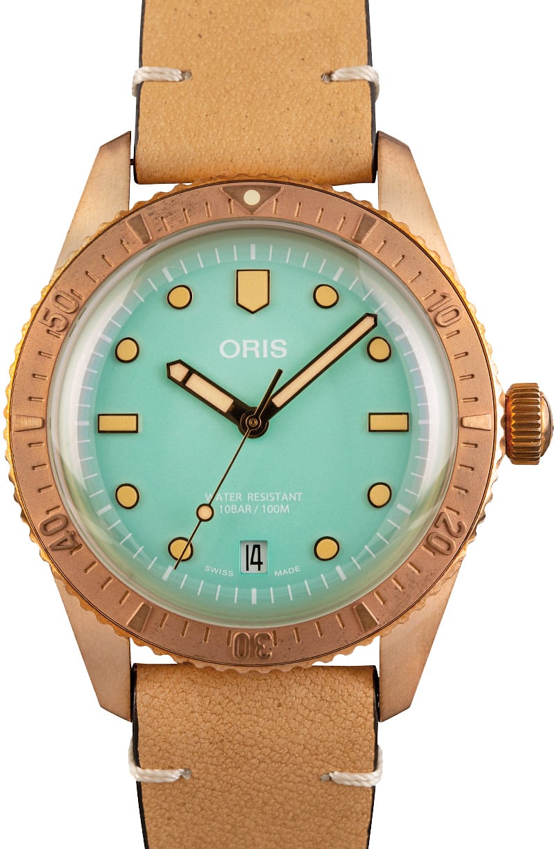 Oris 65 green bronze sale