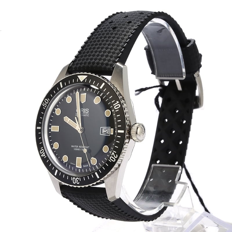 Oris Divers Sixty-Five Black Rubber Strap