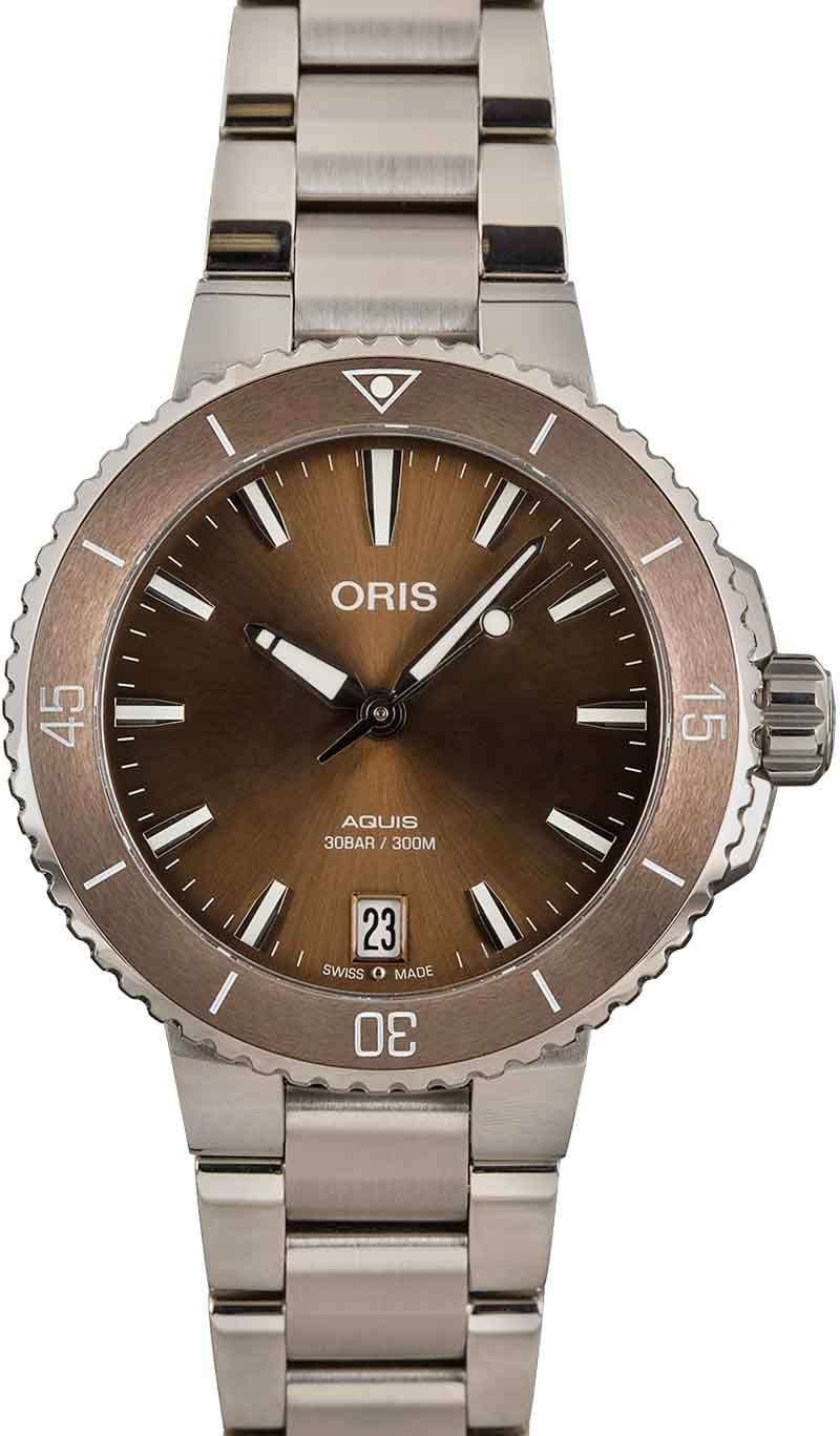 Buy Oris Aquis 01 733 7731 4156 07 8 18 05P Bob s Watches Sku