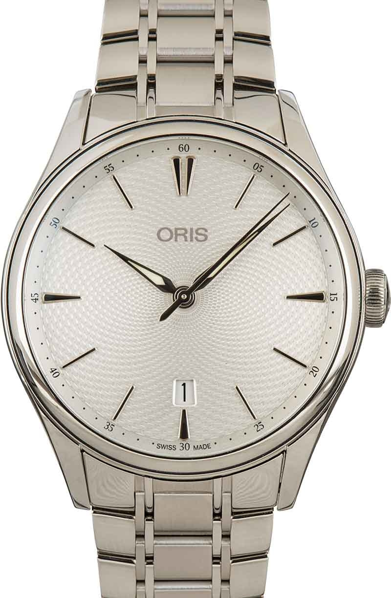 Oris Artelier Date Silver