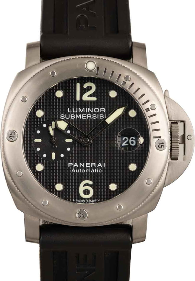 Buy Used Panerai Luminor Submersible PAM025 Bob s Watches Sku