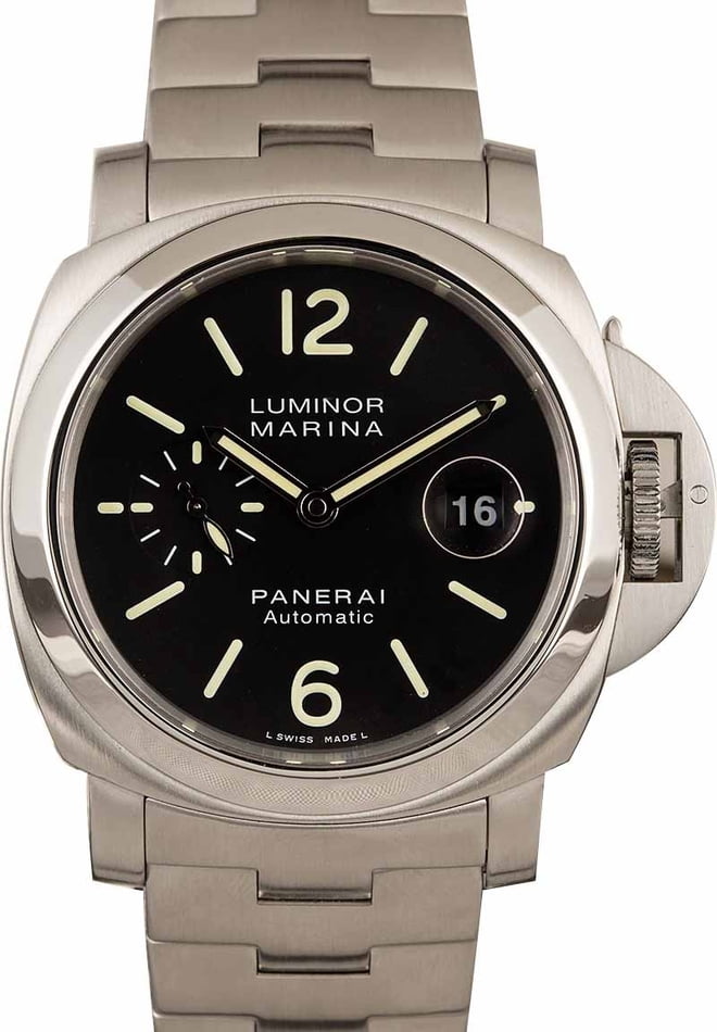 Buy Used Panerai Luminor Marina PAM220 Bob s Watches Sku 128269