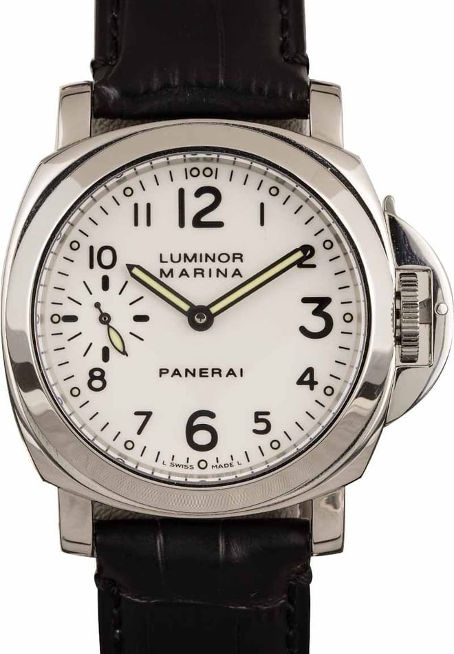 Buy Used Panerai Luminor Marina PAM003 Bob s Watches Sku 127758