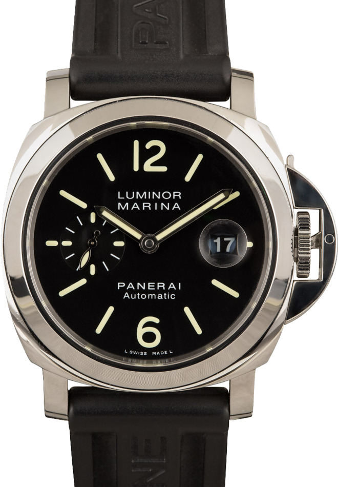 Buy Used Panerai Luminor PAM00104 Bob s Watches Sku 148679