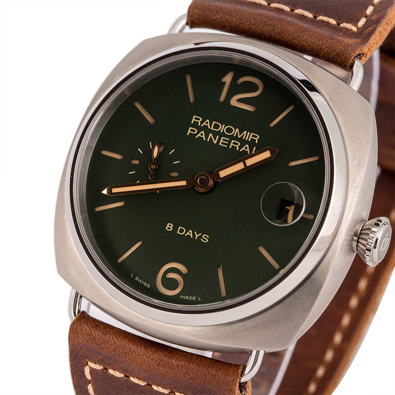 Buy Used Panerai Panerai Titanio 8 days PAM735 Bob s Watches