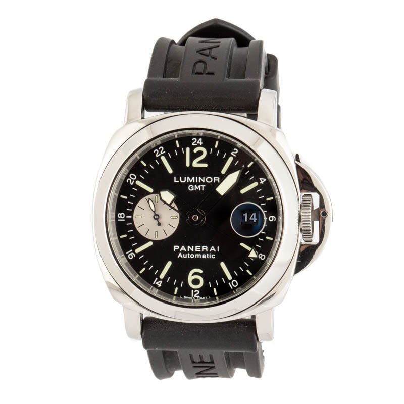 Mens Panerai Luminor GMT Stainless Steel