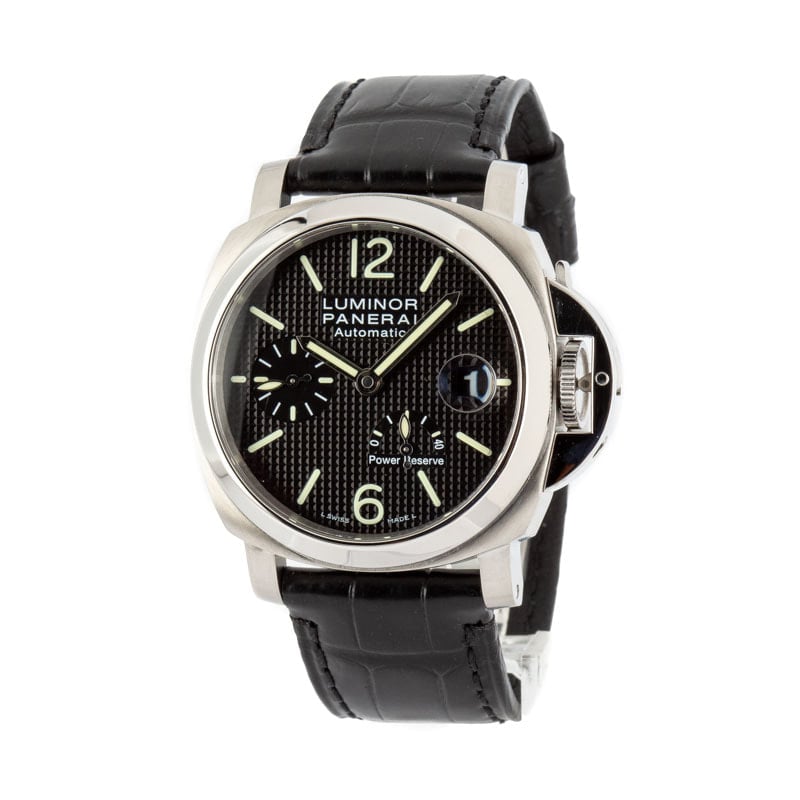 Panerai Luminor Power Reserve Clous de Paris Stainless Steel