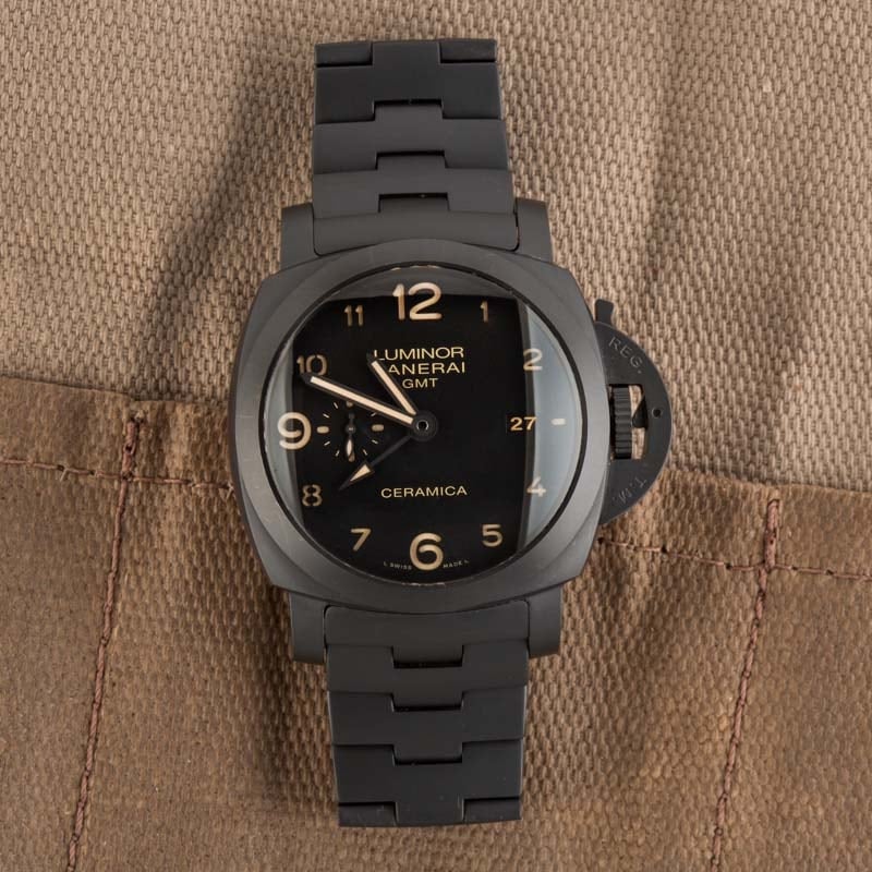 Panerai Luminor Tuttonero GMT Ceramica