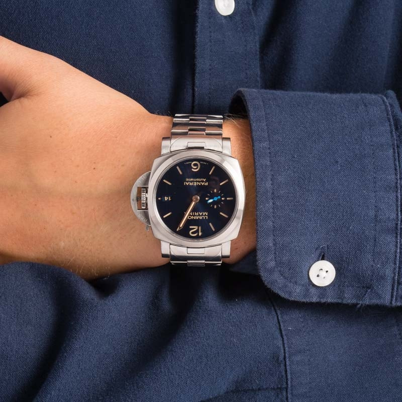 Used Panerai Luminor Marina Blue Dial