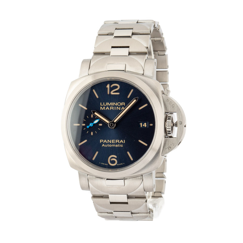 Used Panerai Luminor Marina Blue Dial