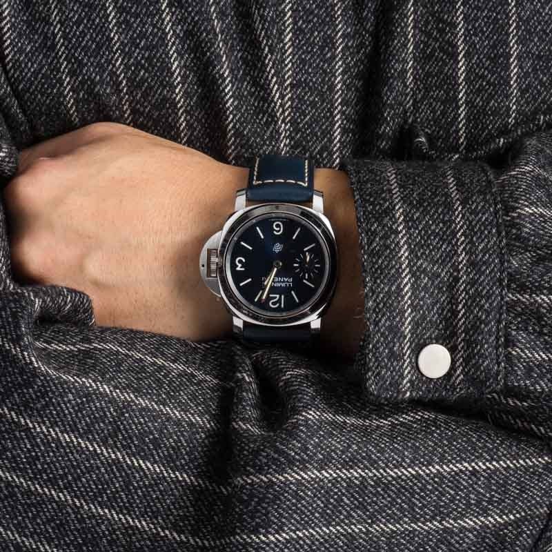 Panerai Luminor Logo PAM01085 Blue Dial