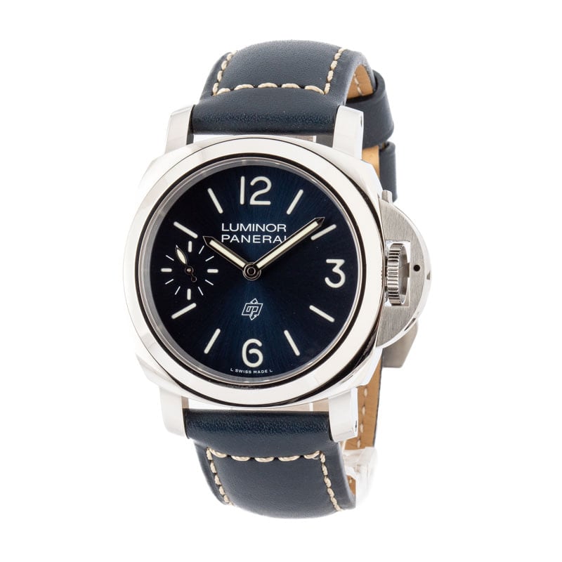 Panerai Luminor Logo PAM01085 Blue Dial