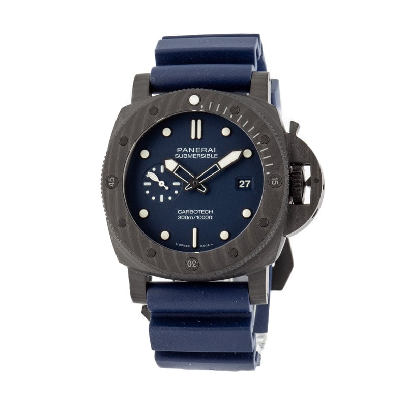 Submersible QuarantaQuattro Carbotech Blue Dial