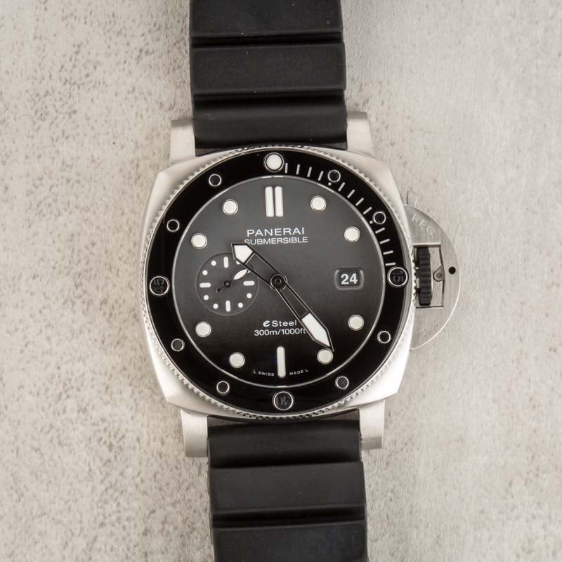 Panerai Submersible QuarantaQuattro Grigio Roccia ESteel