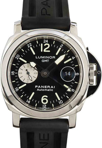 Mens Panerai Luminor GMT Stainless Steel