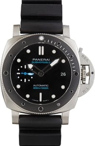 Panerai Submersible Stainless Steel on Rubber Strap