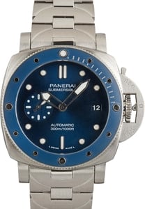 Panerai Submersible Blu Notte Stainless Steel