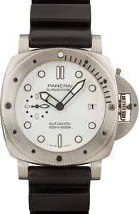 Panerai Submersible Bianco Stainless Steel