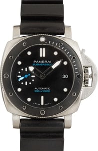 Panerai Submersible Steel on Rubber Strap